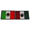 Set of 2 Mexican Flag Patches in Color