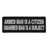 Armed Citizen Unarmed Subject Patch | Embroidered Patches