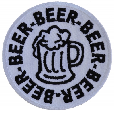Beer Patches - Sew or Iron on - Embroidered 