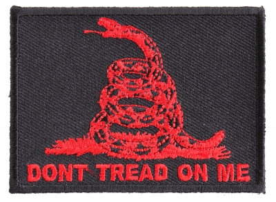 Don't Tread on Me Gadsden American USA Flag Patch Embroidered Iron-on  Applique Clothing Vest Backpack, Patriotic Military Veteran Historical 