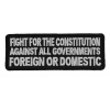 Fight For The Constitution Patch | US Military Veteran Patches