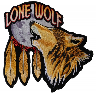 Wolf sale jacket patch