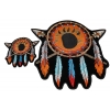 Native American Feathers Arrows 2 Piece Patch Set