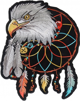 Eagle Embroidered Patch — Iron On