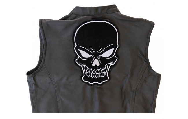 Large Skull Patches for Jackets - Sew or Iron on - Embroidered ...