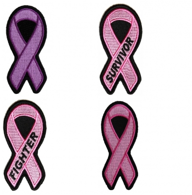 Breast Cancer Survivor Pink Ribbon Patch