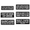 Funny Saying Patches Set Of 6