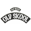 Old Skool Patches Small And Large Rocker Patch Set