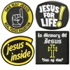 Jesus Patches Set Of 4 | Embroidered Patches