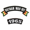 Vietnam War Vet 1965 Patch Set