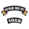 Vietnam War Vet 1968 Patch Set