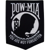 Large POW MIA Back Patch | US POW MIA Military Veteran Patches