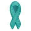 Teal PTSD Awareness Ribbon Patch