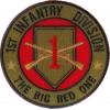 1st Infantry Division Patch The Big Red One