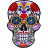 Sugar Skull Iron On Patch