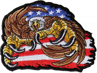 Eagle Embroidered Patch — Iron On