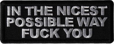 Fuck Patches - Sew or Iron on - Embroidered - TheCheapPlace