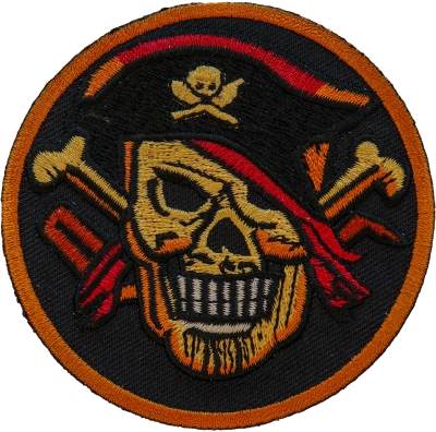 Badge Patch Dorsal Dos Big Size Pirate Patch Large Embroidered Backpatche