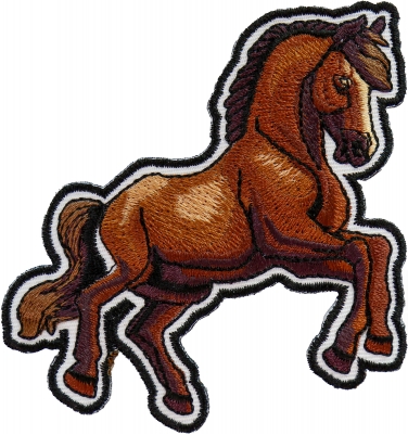 Italian Stallion Patch Horse Logo Embroidered Iron On – Patch Collection