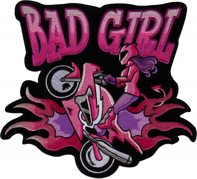 Good Girls Do Bad Things - Funny Iron on Patches for Lady Motorcycle  Riders, Bikers, Rockers | Women, Girls Sew on or Iron on Applique Patches  for
