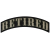 RETIRED Top Rocker Patch In Army Green Colors