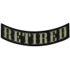 Retired Lower Rocker Patch | US Military Veteran Patches