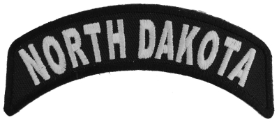 PatchStop State of North Dakota Iron On Patches for Clothing, Sew On  Motorcycle Patch for Jackets Backpacks Luggage Suitcase