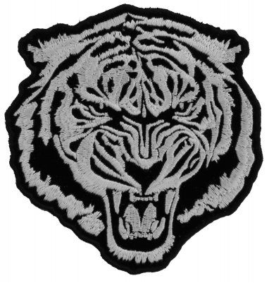 Tigers - Black/White - Team Mascot - Words/Names - Iron on  Applique/Embroidered Patch 