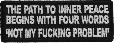 Fuck Patches - Sew or Iron on - Embroidered - TheCheapPlace