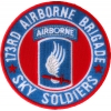 173rd Airborne Brigade Patch Sky Soldiers