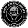 2nd Amendment Skull 1789 Small Patch | US Military Veteran Patches