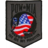 American Flag POW MIA Patch | US POW MIA Military Veteran Patches