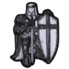 Black And White Crusader Knight Small Patch