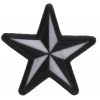 Black White Star Patch | Embroidered Patches