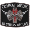 Combat Medic Patch So Others May Live | Embroidered EMT Patches