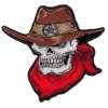 Cowboy Skull Small Patch | Embroidered Patches