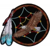 Feather Dreamcatcher Eagle Patch Medium | Embroidered Patches