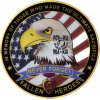 Fallen Heroes POW MIA WIA KIA Memorial Large Iron on Patch