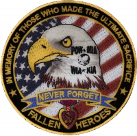 Fallen Heroes POW MIA WIA KIA Memorial Patch