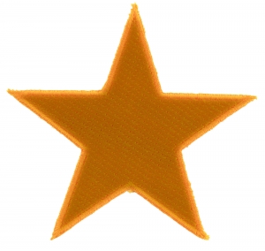 Gold Star Patch | Embroidered Patches