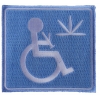 Handicap Stoner With Bong Patch | Embroidered Pot Patches