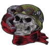 Helmet Skull Scarf Biker 69 Patch