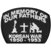 In Memory Of Our Fathers Korean War Patch | US Military Veteran Patches