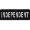 Independent  Black White 4 Inch Patch