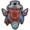 Indian Skull Head Dress Small Patch