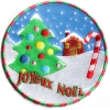 Joyeux Noel Merry Christmas Patch | Embroidered Patches