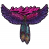 Lady Rider Wings and Feather Small Patch