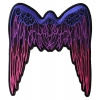 Large Angel Wings Patch Pink | Embroidered Patches