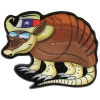 Large Texas Armadillo Back Patch