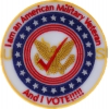 Military Veteran And I Vote Patch | US Military Veteran Patches